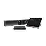Yealink MeetingBar A30 con CTP18 Collaboration Touch Panel y VCH51 Sharing Box, sistema de videoconferencia con cámara de 8 MP, Ethernet, SKU: A30-021-Teams