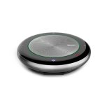 Altavoz Yealink CP700 para videoconferencia, conexión USB y Bluetooth, en colores negro y plata. SKU: CP700