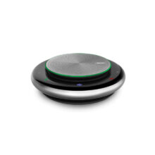 Yealink Speakerphone CP 900 altavoz universal USB/Bluetooth en negro y plata, ideal para videoconferencias. SKU CP900