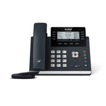 Teléfono IP Yealink SIP-T43U de color gris, compatible con WiFi, 12 líneas y pantalla LCD, SKU SIP-T43U