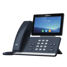 Teléfono IP Yealink SIP-T58W gris con pantalla LCD, Wifi y cámara HD. SKU 1301111