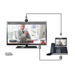 Teléfono IP Yealink VP59-Teams Edition de color negro y gris, pantalla IPS, conexión Wifi y SKU VP59-TEAMS