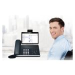 Teléfono IP Yealink VP59-Teams Edition de color negro y gris, pantalla IPS, conexión Wifi y SKU VP59-TEAMS