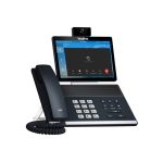 Teléfono IP Yealink VP59-Teams Edition de color negro y gris, pantalla IPS, conexión Wifi y SKU VP59-TEAMS