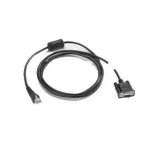 Cable RS232 de Motorola para cradle Host, SKU 25-63852-01R, ideal para TPV y movilidad profesional.
