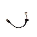 Cable USB de 0,18 metros con conector USB A, color negro y SKU A9183902 de la marca Zebra