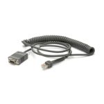 Cable de señal Motorola RS232, longitud 2,7 metros, color Gris, SKU CBA-R02-C09PAR
