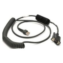 Imagen del cable de serie Motorola CBA-R31-C09ZAR, negro, longitud de 2,8 metros