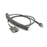 Zebra CBA-R37-C09ZBR cable de serie Beige de 2,74 metros con conector DB9