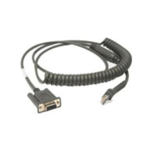 Zebra CBA-R49-C09ZAR accesorio para lector de código de barras con conector USB resistente. SKU: CBA-R49-C09ZAR