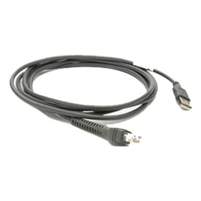 Motorola cable USB para lector de código de barras, 7 pies Accesorio Motorola cable USB CBA-U01-S07ZAR de 7 pies para lector de código de barras, ideal para TPV y movilidad profesional