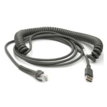 Cable USB Motorola CBA-U09-C15ZAR con conector USB A, longitud de 4,57 metros y color gris