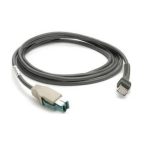Accesorio para lector de código de barras Zebra, cable USB conector estándar, SKU CBA-U25-S09ZAR