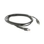 Accesorio Zebra CBA-U44-S15PAR para lector de código de barras, incluye conector USB y diseño profesional. SKU: CBA-U44-S15PAR