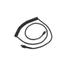 Zebra CBA-UF6-C09ZAR, cable USB de alta calidad para lector de código de barras, con conector recto y durabilidad superior. SKU: CBA-UF6-C09ZAR