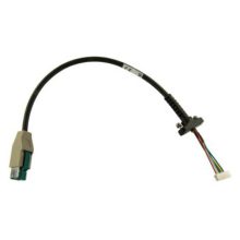 Cable USB negro Zebra CBL-VC80-KBUS1-01, 220 metros de longitud, USB A, SKU: CBL-VC80-KBUS1-01