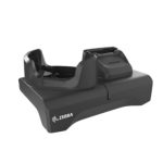 Base de carga doble estación para lector de código de barras Zebra. Modelo: CRD-NGTC5-2SE1B. Ideal para TPV y movilidad profesional.