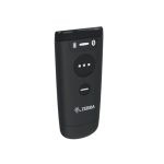 Imagen del lector de códigos de barras portátil Zebra CS60, compatible con códigos 1D/2D, tecnología LED y color negro. SKU CS6080-SR40000TSVW