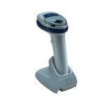 Imagen del Zebra DS2278-HC, un lector de códigos de barras portátil con soporte 1D/2D, color blanco, modelo SKU DS2278-HCBU2100PRR