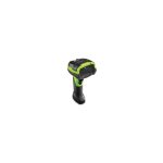 Lector de códigos de barras portátil Zebra DS3678-HD, compatible con 1D y 2D, en colores Negro y Verde, SKU DS3678-HD3RF50BS1W