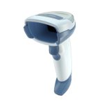 Imagen del Zebra DS4608-HC, un lector de códigos de barras portátil 1D/2D con luz LED azul, ideal para TPV y movilidad profesional. SKU: DS4608-HCBU2100AZW.