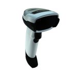Imagen del lector de códigos de barras portátil Zebra DS4608-SR con capacidad de escaneo 1D y 2D, iluminación LED blanca y SKU DS4608-SR00006ZZWW