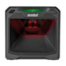 Lector de códigos de barras fijo 1D/2D Zebra DS7708 en color negro con LED, SKU DS7708-SR4U2100TCW