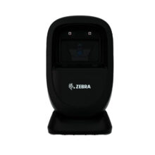Imagen del Zebra DS9308-SR, un lector de códigos de barras fijo 1D/2D con LED en color negro, SKU DS9308-SR4R0110AZE.