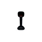 Zebra DS9908-SR handheld barcode scanner, capable of reading 1D and 2D barcodes, in black color, SKU DS9908-SR4U230RAZE