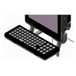 Accesorio para lector de código de barras Zebra KT-KYBDTRAY-VC80-R, ideal para movilidad profesional con soporte ajustable