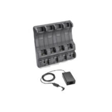 Zebra accesorio para lector de código de barras. Juego de cargador de pilas, modelo KT-STB2000-C4WW.