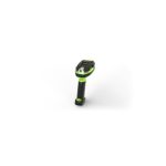Lector de códigos de barras portátil Zebra LI3678-ER en color negro y verde, ideal para lectura de códigos 1D con SKU LI3678-ER3U4210S1W