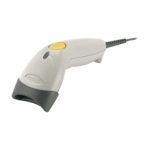 Escáner Motorola LS1203 en color blanco, modelo LS1203-CR10001R, ideal para TPV y movilidad profesional