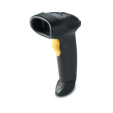 Imagen del lector de código de barras Motorola LS2208 láser en color negro. SKU: LS2208-7AZR0100ER