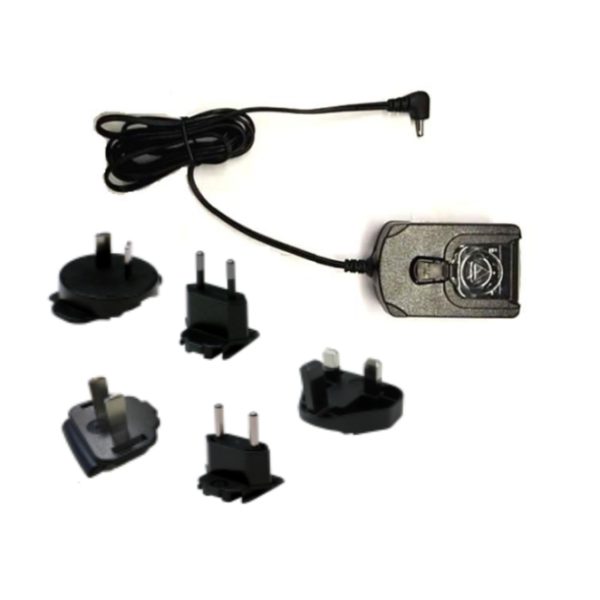 Adaptador de carga Zebra modelo PWR-WUA5V4W04C diseñado para lectores de código de barras. Ideal para soluciones de TPV y movilidad profesional.