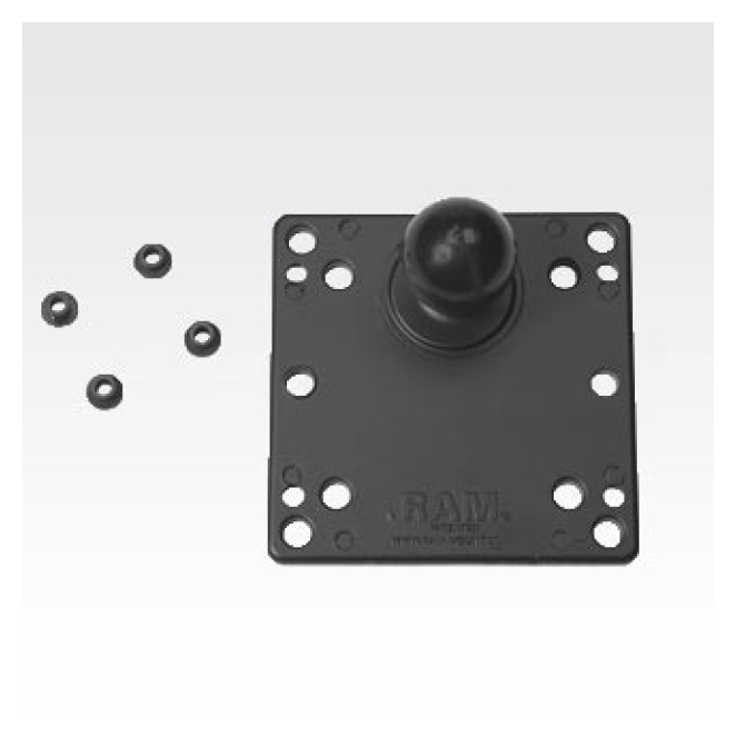 Motorola RAM Mount Bracket con base cuadrada Montaje RAM Motorola con base cuadrada ajustable, SKU RAM-246U