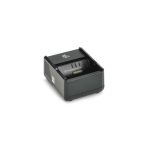 Accesorio de carga Zebra SAC-MPP-1BCHGEU1-01 diseñado para lectores de códigos de barras, compatible con conexión estándar europea SKU SAC-MPP-1BCHGEU1-01