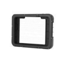 Vista frontal de la funda robusta Zebra SG-ET5X-8RCSE2-02 diseñada para proteger terminales portátiles con lector de código de barras, SKU SG-ET5X-8RCSE2-02.