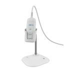 Escáner de mano Zebra CS6080-HC color blanco, modelo STND-WS0060C-0B, ideal para TPV y movilidad profesional