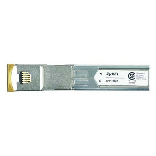 Zyxel SFP-1000T red modulo transceptor 1000 Mbit/s 2 Zyxel SFP-1000T alta conectividad