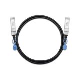 Zyxel DAC10G-1M-ZZ0103F, cable de fibra óptica e InfiniBand SFP+ negro, longitud de 1 metro, ideal para centros de datos