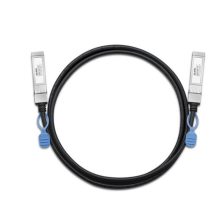 Zyxel DAC10G-1M-ZZ0103F, cable de fibra óptica e InfiniBand SFP+ negro, longitud de 1 metro, ideal para centros de datos
