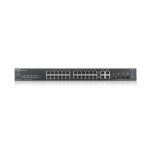 Switch gestionado Zyxel L2 Gigabit Ethernet modelo GS2220-28-EU0101F con 28 puertos y color negro