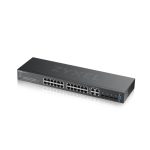 Switch gestionado Zyxel L2 Gigabit Ethernet modelo GS2220-28-EU0101F con 28 puertos y color negro
