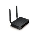 Router inalámbrico Zyxel LTE3301-PLUS con Gigabit Ethernet, doble banda 2,4 GHz y 5 GHz, 4G, color negro. SKU: LTE3301-PLUS-EUZNN1F