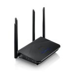 Router inalámbrico Zyxel NBG7510 con Gigabit Ethernet y doble banda (2,4 GHz / 5 GHz) en color negro, SKU NBG7510-EU0101F