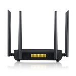 Router inalámbrico Zyxel NBG7510 con Gigabit Ethernet y doble banda (2,4 GHz / 5 GHz) en color negro, SKU NBG7510-EU0101F