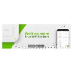 Punto de acceso inalámbrico Zyxel NWA110AX con velocidad de 1200 Mbit/s en color blanco, compatible con Energía sobre Ethernet (PoE). SKU: NWA110AX-EU0202F
