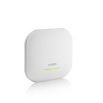 Imagen del Zyxel NWA220AX-6E-EU0101F, un punto de acceso inalámbrico blanco con velocidad de 4800 Mbit/s y soporte para Energía sobre Ethernet (PoE)