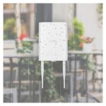 Imagen del Zyxel NWA55AXE, un punto de acceso inalámbrico blanco con capacidad de 1775 Mbps y soporte para Energía sobre Ethernet (SKU: NWA55AXE-EU0102F).